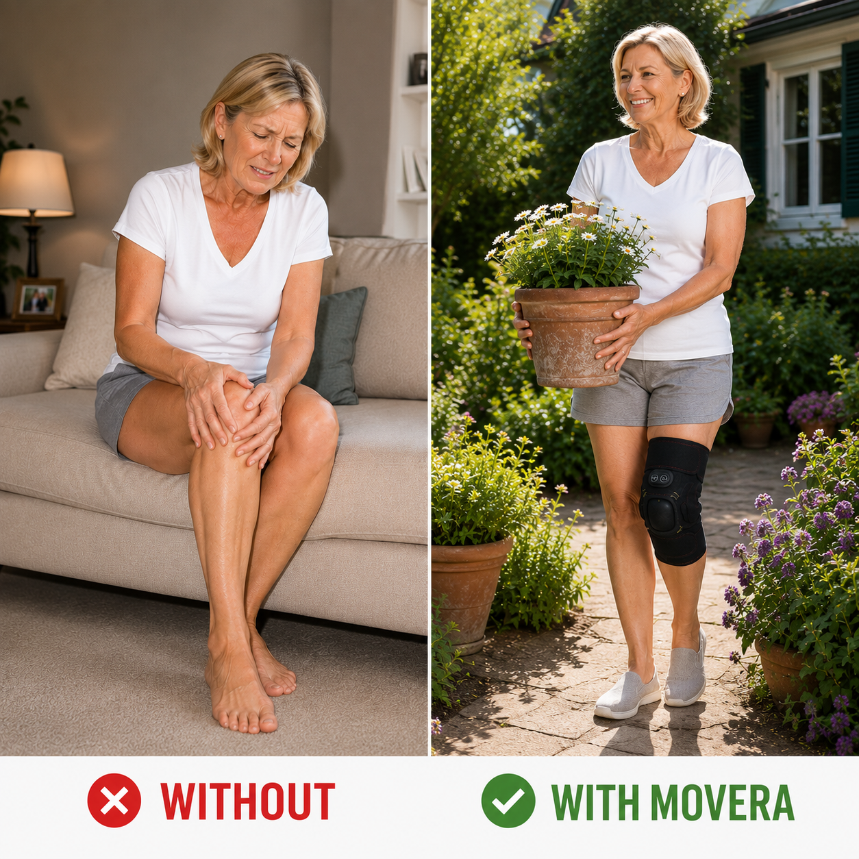 Movera™ Heated Knee Brace | Enjoy Every Step Again