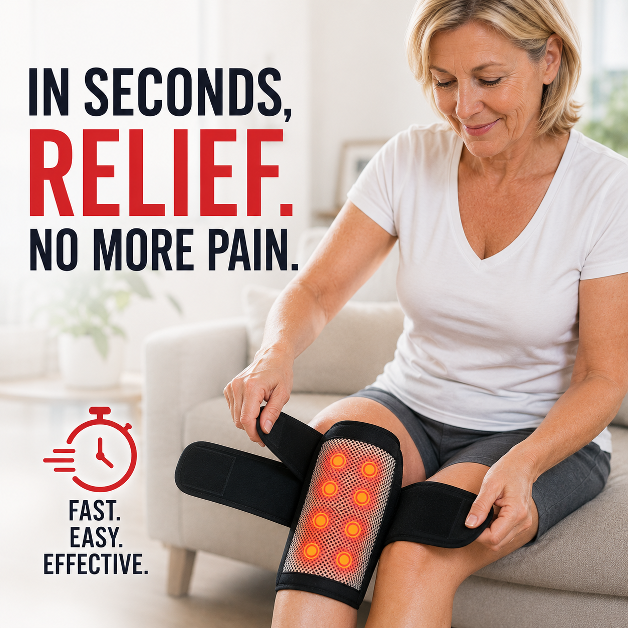 Movera™ Heated Knee Brace | Enjoy Every Step Again