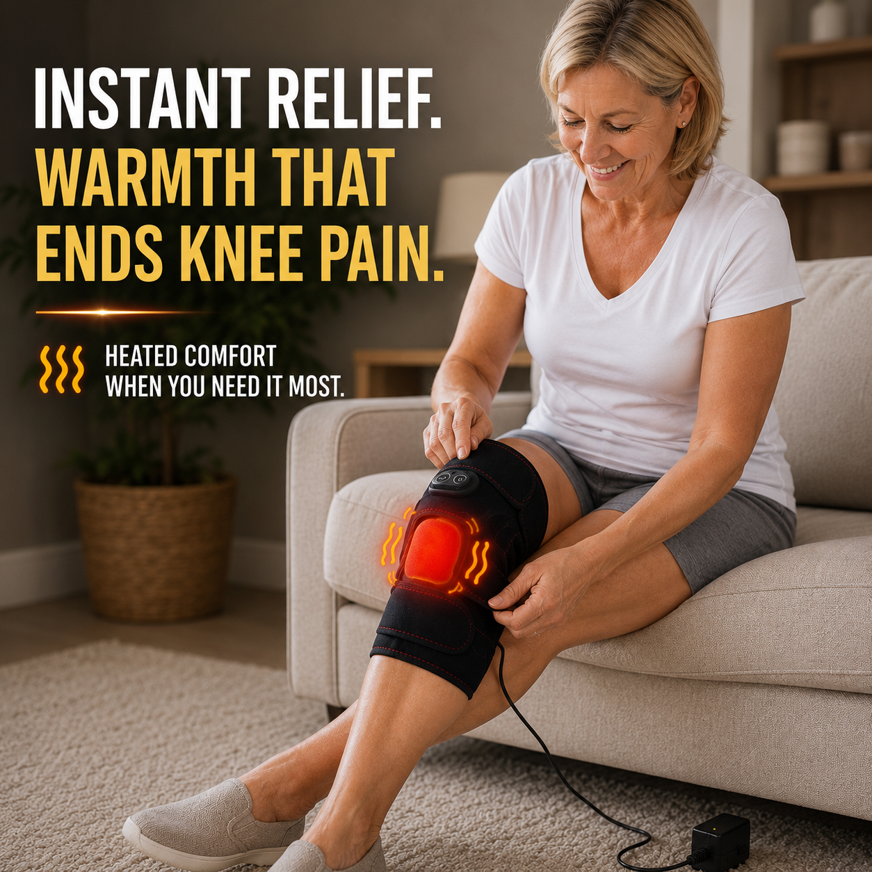 Movera™ Heated Knee Brace | Enjoy Every Step Again